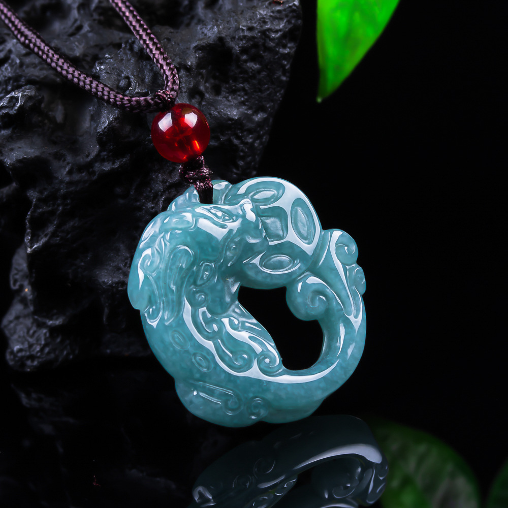Women'S Accessories Designer - Liontin Pixiu Giok Burma Asli, Aksesoris