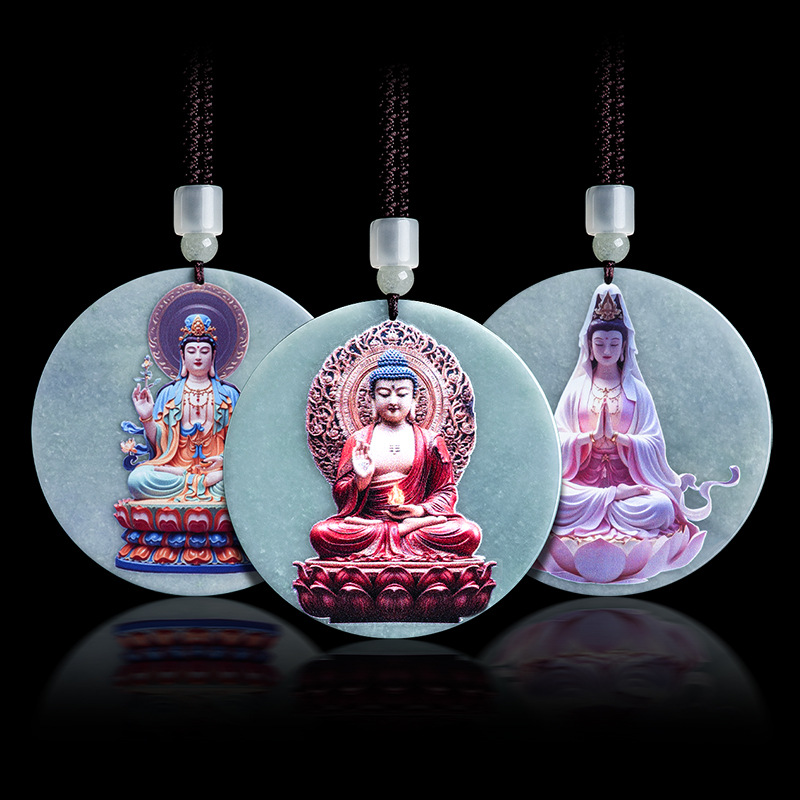 Women'S Accessories Designer - Kalung Liontin Guanyin Giok Myanmar Aksesori