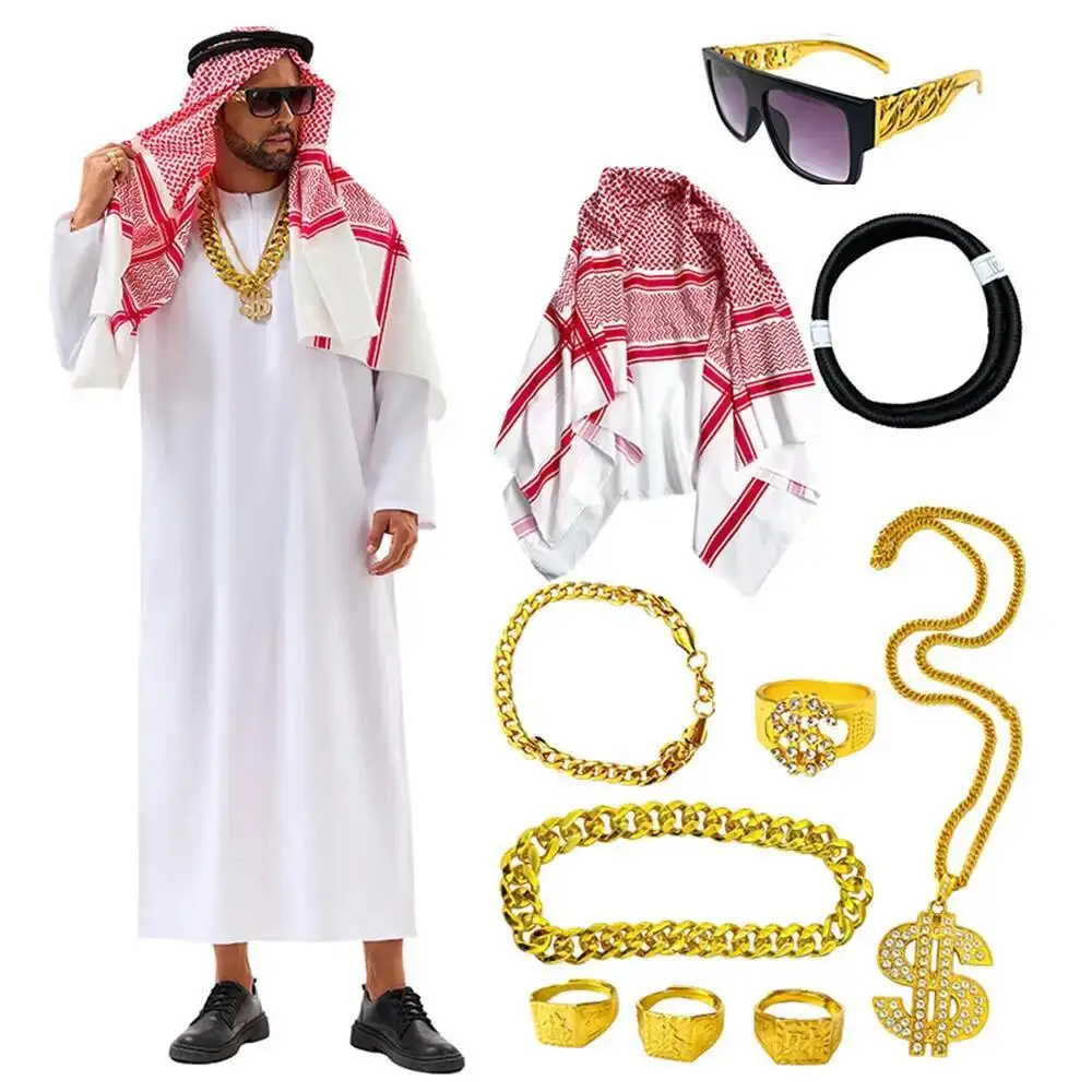 Women'S Vacation Accessories - Kostum Dubai Arab UEA Sheik Cosplay