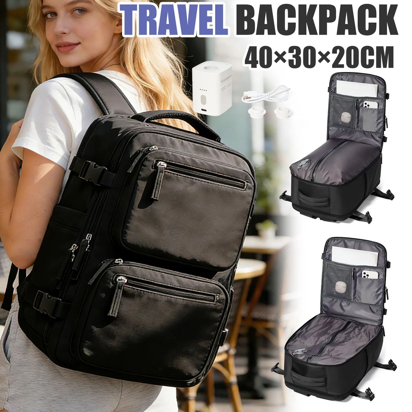 Women'S Accessories For Suit - Ransel Wanita Ransel Vakum dengan Pompa