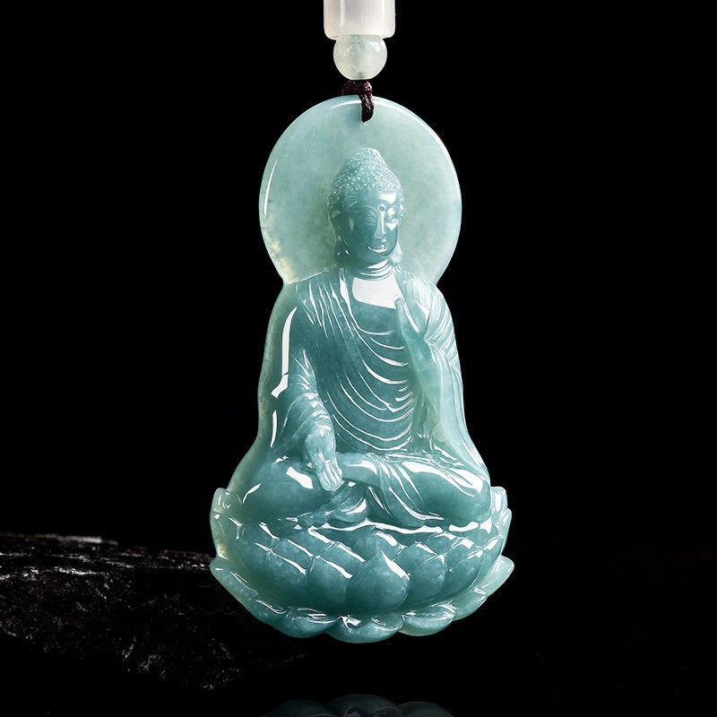 Kalung Liontin Buddha Giok Bur - Accessories Woman ulasan dan harga