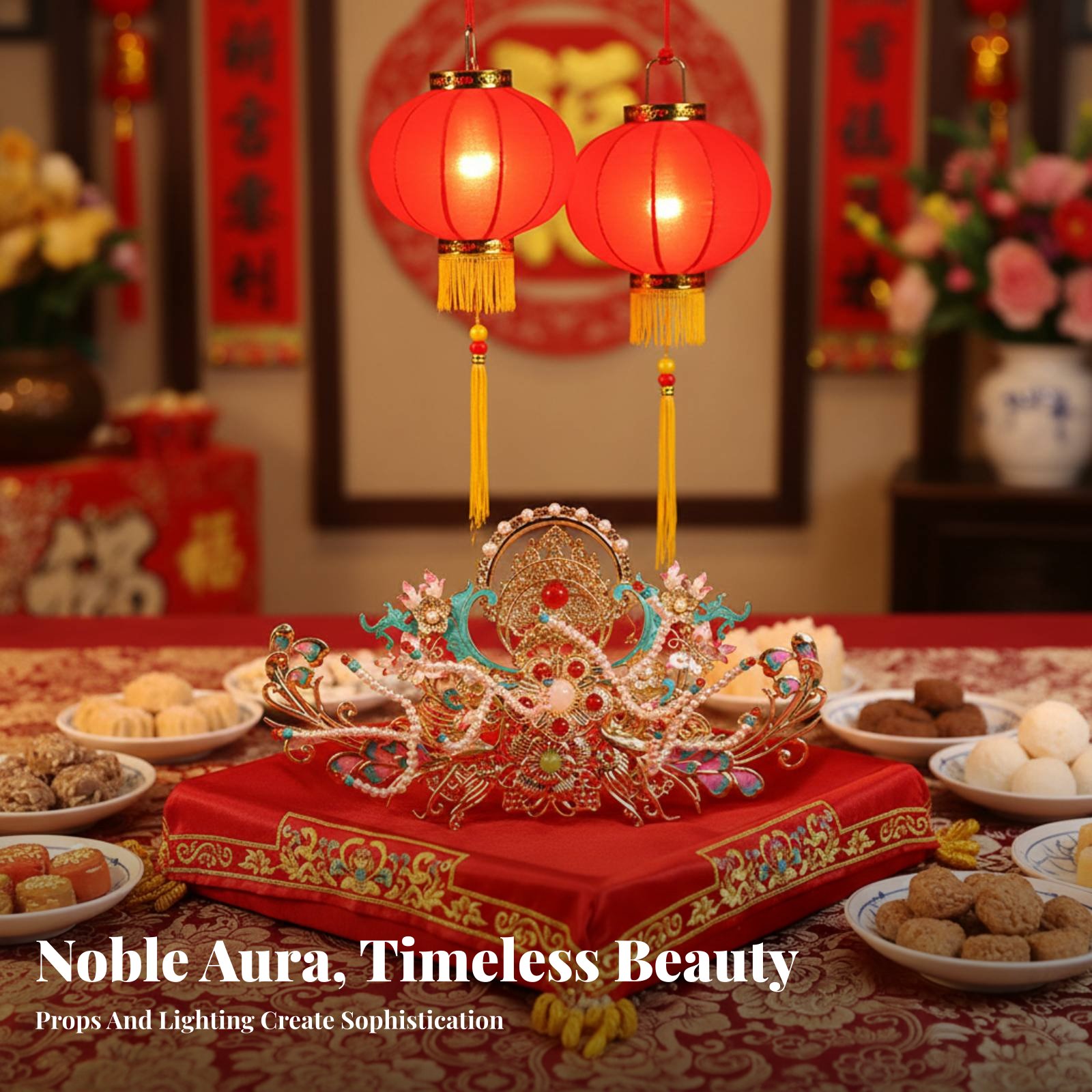 Mahkota Rambut Tradisional Cin - Women'S Accessories Designer ulasan dan harga