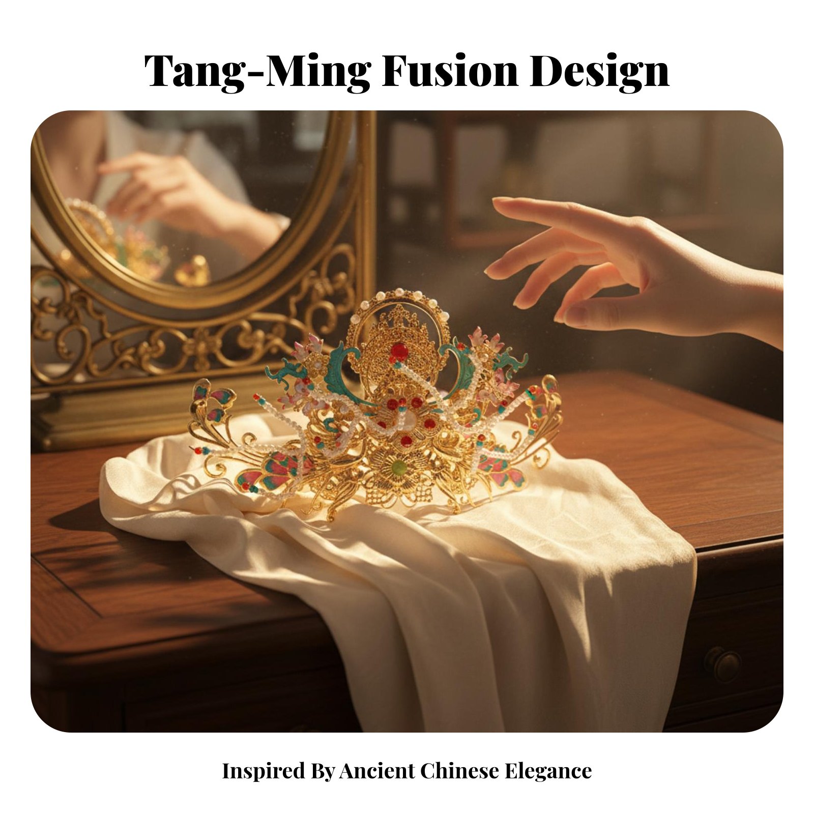 Mahkota Rambut Tradisional Cin - Women'S Accessories Designer ulasan dan harga