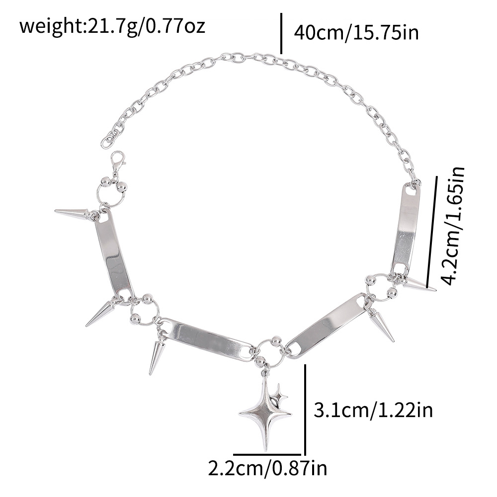 Kalung Punk Star Riveted, Perh - Women'S Accessories Designer ulasan dan harga