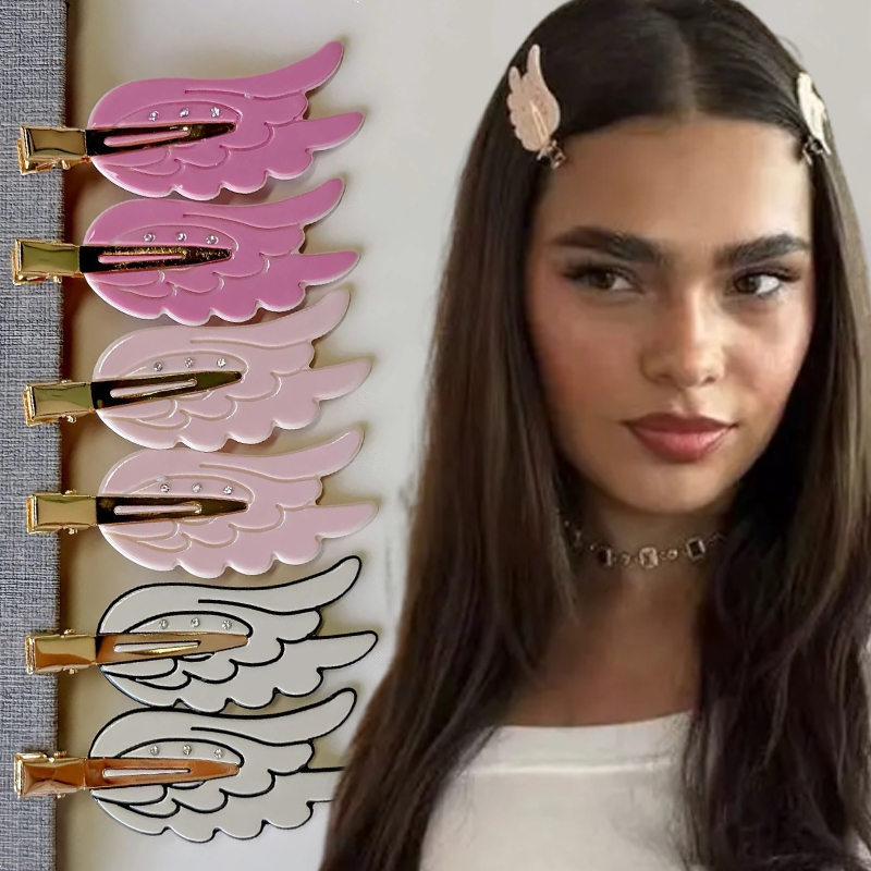 1/2 pcs Jepit Rambut Sayap Luc - Women'S Vanity Accessories ulasan dan harga