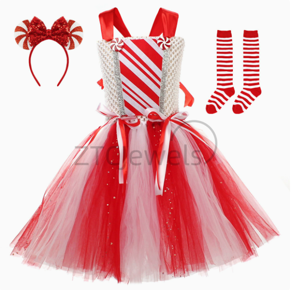 Gaun Tutu Permen Natal untuk A - Women'S Vacation Accessories ulasan dan harga