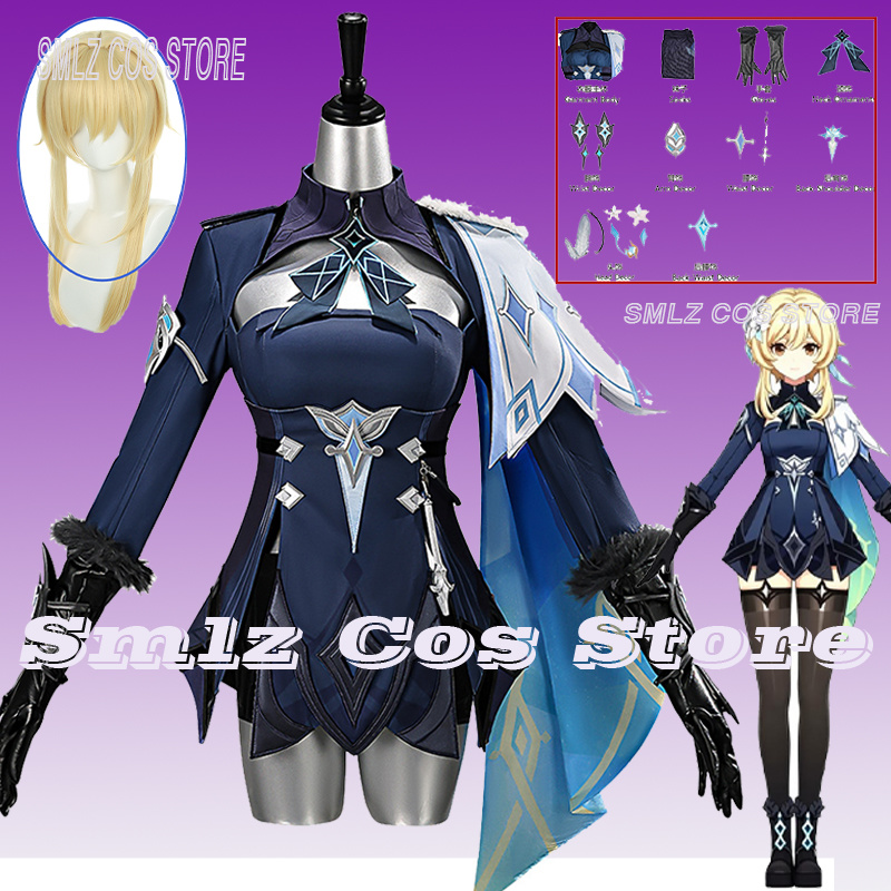 Kostum Cosplay Traveler Lumine - Women'S Accessories For Suit ulasan dan harga