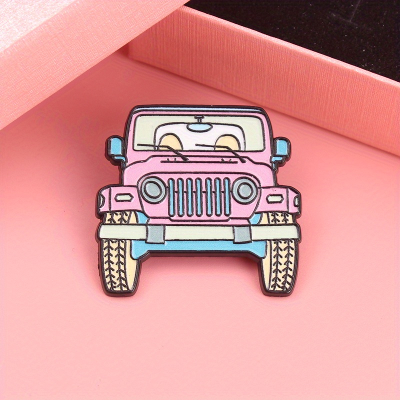 Pin Enamel Kartun Jeep Merah M - Women'S Jeep Accessories ulasan dan harga