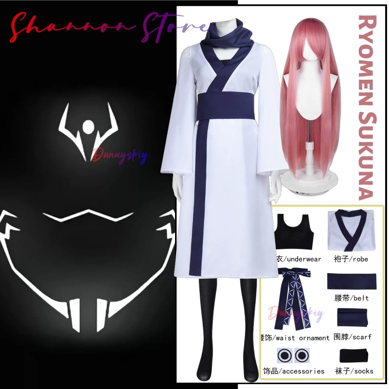 Kostum Cosplay Ryomen Sukuna u - Women'S Accessories Clothing ulasan dan harga