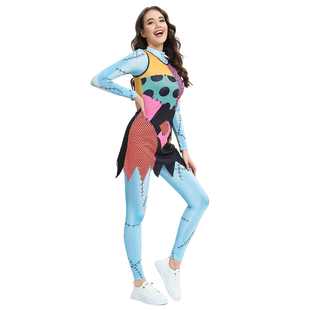 Gaun Cosplay Sally Film Anime  - Women'S Vacation Accessories ulasan dan harga