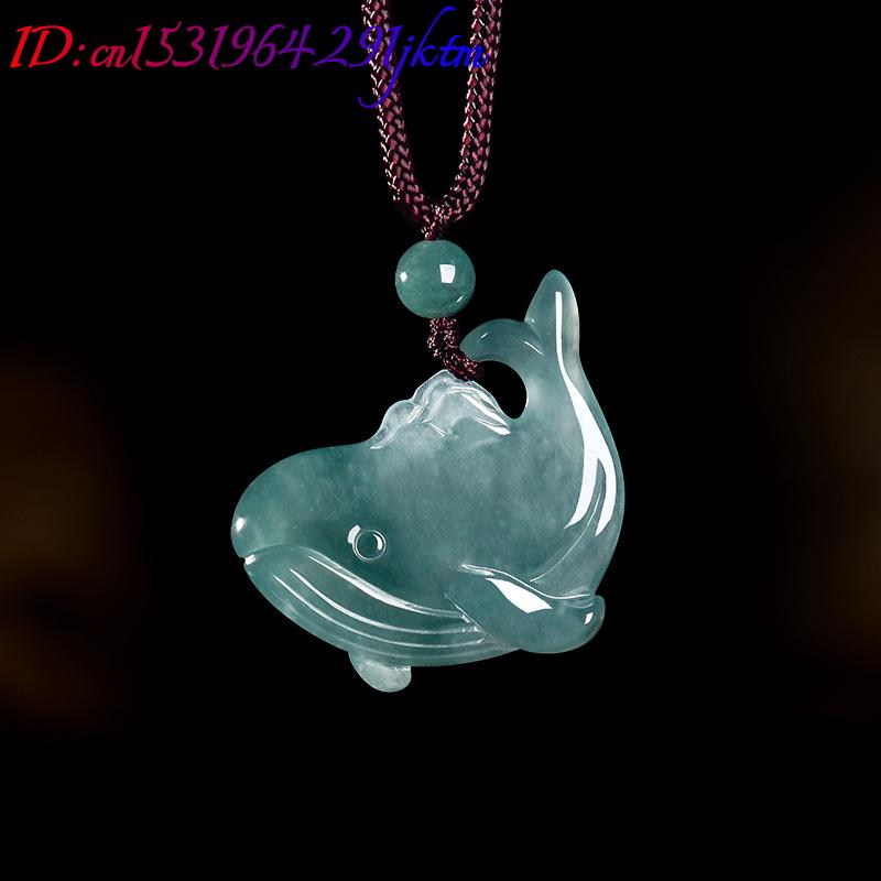 Kalung Liontin Paus dari Batu  - Accessories Woman ulasan dan harga