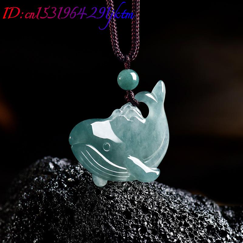 Kalung Liontin Paus dari Batu  - Accessories Woman ulasan dan harga