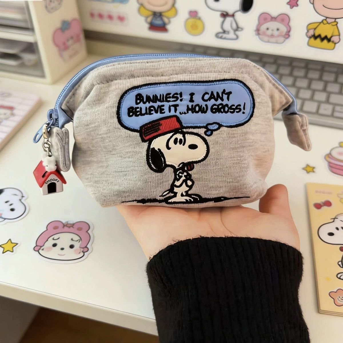 Dompet Koin Kain Beritsleting  - Women'S Vanity Accessories ulasan dan harga