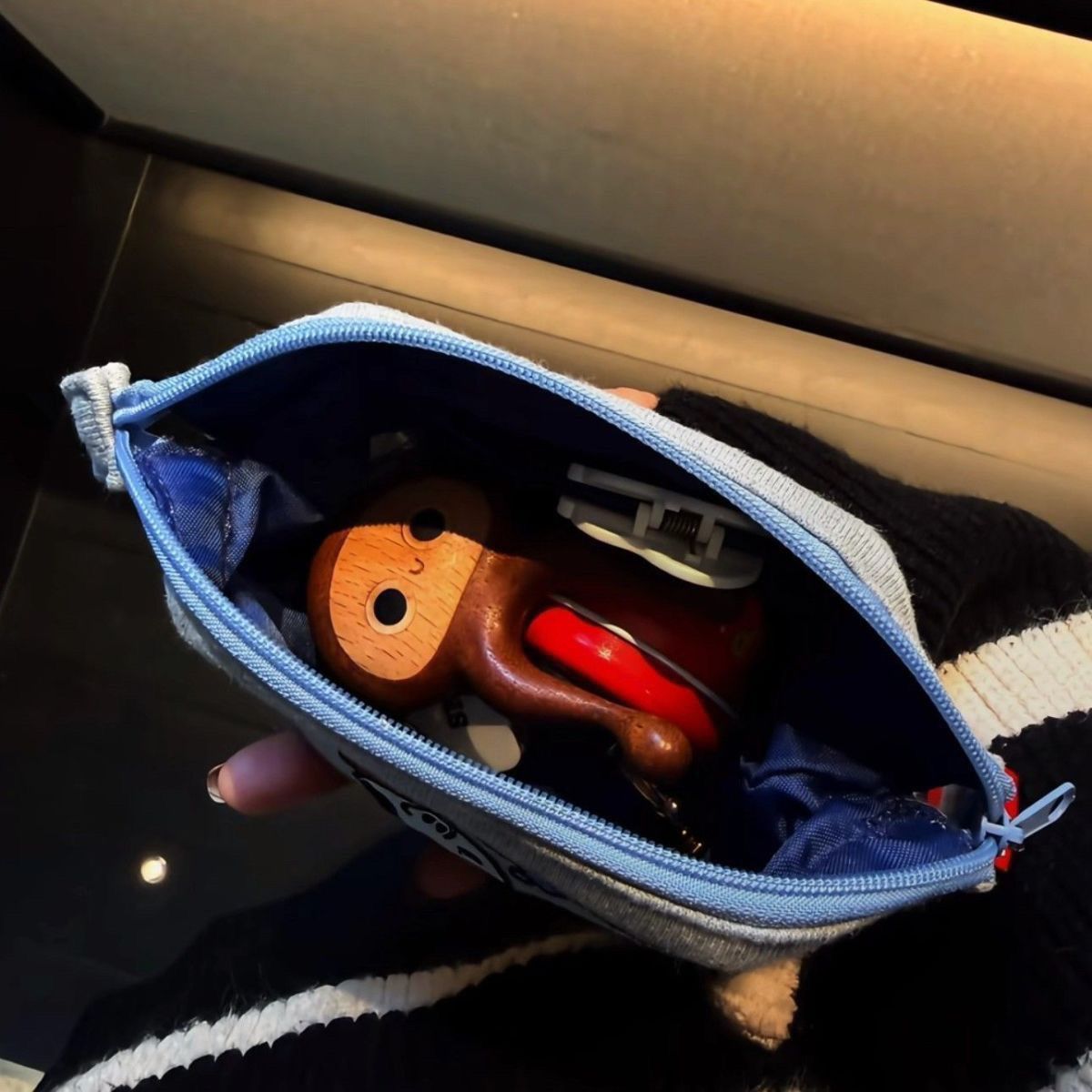 Dompet Koin Kain Beritsleting  - Women'S Vanity Accessories ulasan dan harga