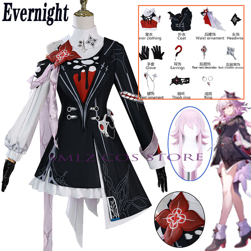 Kostum Cosplay Evernight Baru  - Women'S Accessories For Suit ulasan dan harga