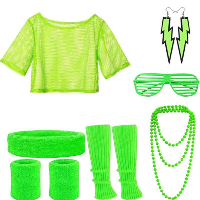 Set Pakaian Disko Hippie 80-an - Women'S Vacation Accessories ulasan dan harga