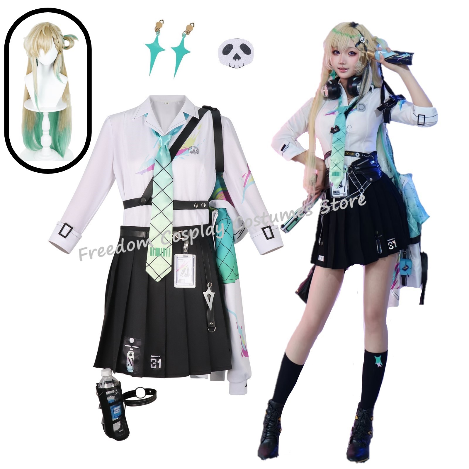 Kostum Cosplay Game Wuthering  - Women'S Accessories For Suit ulasan dan harga