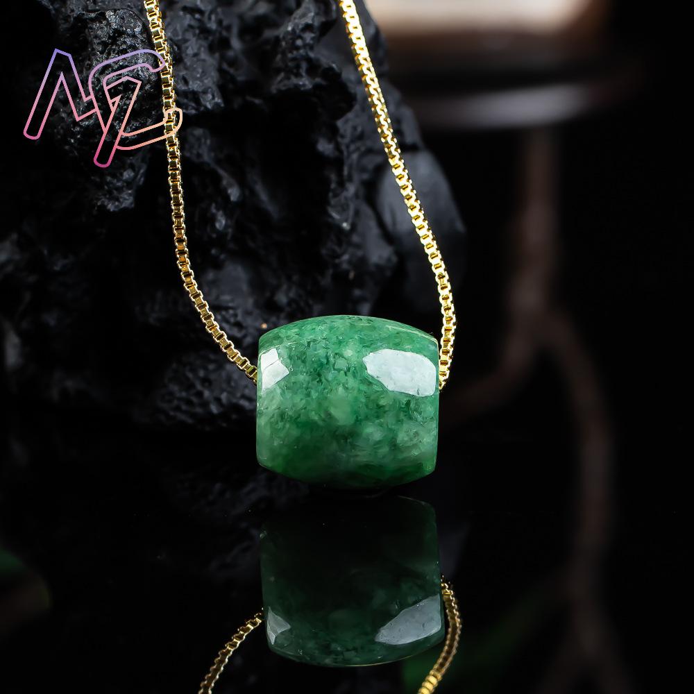 Liontin Manik Giok Asli Alami  - Accessories Woman ulasan dan harga