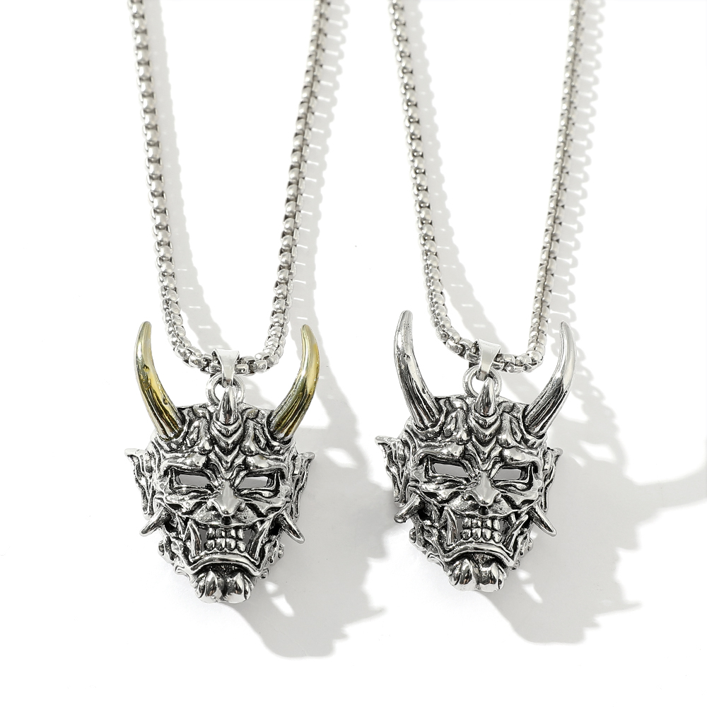 Kalung Liontin Topeng Hantu Ta - Women'S Accessories Designer ulasan dan harga